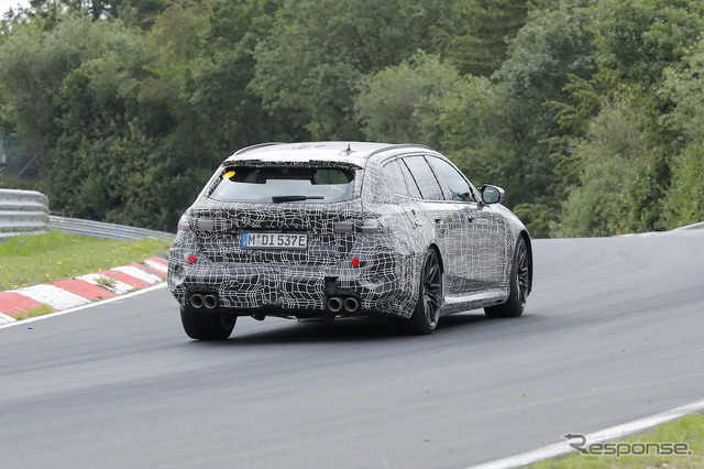 BMW M5ツーリング 新型プロトタイプ(スクープ写真)