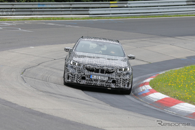 BMW M5ツーリング 新型プロトタイプ(スクープ写真)