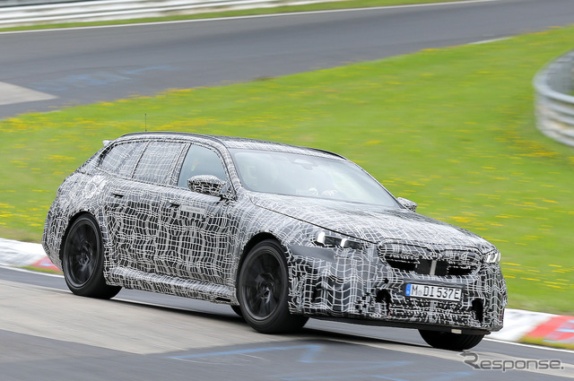 BMW M5ツーリング 新型プロトタイプ(スクープ写真)
