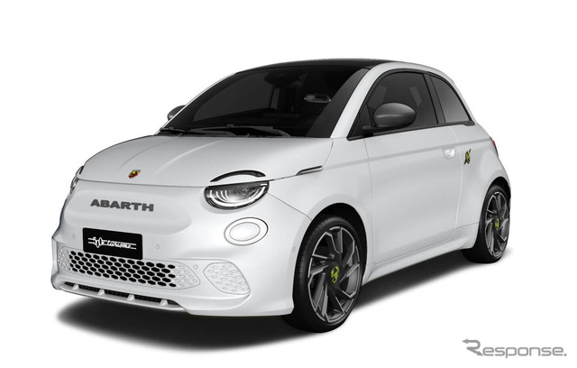 アバルト 500e(アンチドーテホワイト)
