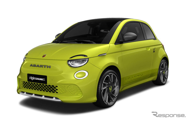 アバルト 500e スコーピオニッシマ(アシッドグリーン)