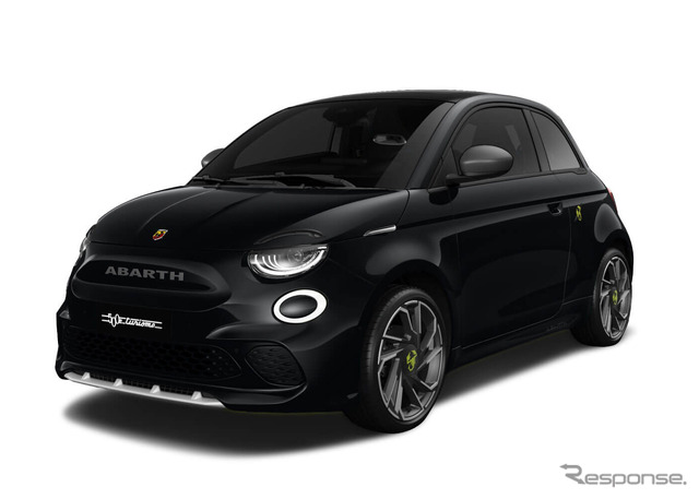 アバルト 500e(ベノムブラック)