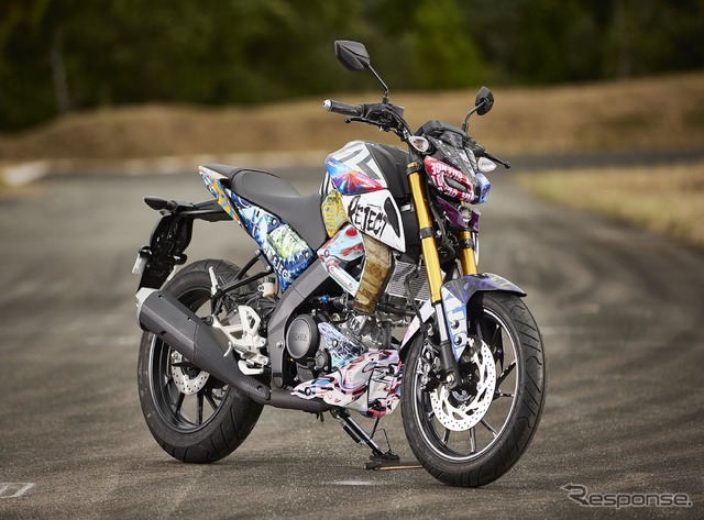 ヤマハ発動機とプロeスポーツチーム「REJECT」とのコラボで誕生した『MT-125』のカラーリングコンセプトモデル