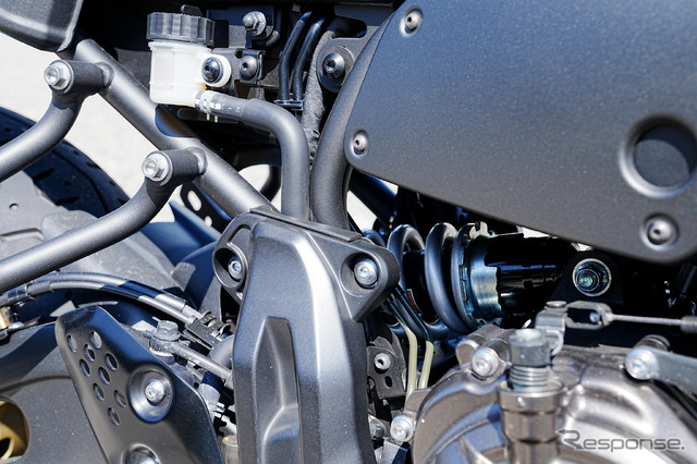 カスタム前のヤマハ XSR700