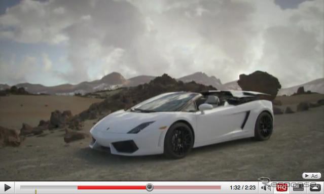［動画］ランボルギーニ ガヤルド LP560-4スパイダー…刺激に満ちたV10サウンド