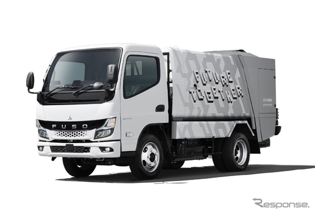 eキャンターごみ収集車