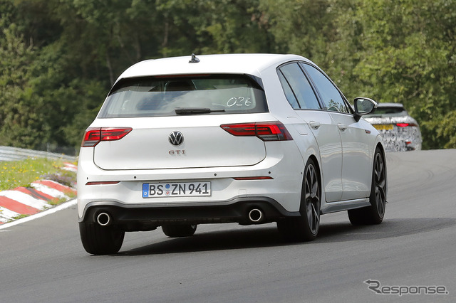 VW ゴルフ GTI 改良新型プロトタイプ(スクープ写真)
