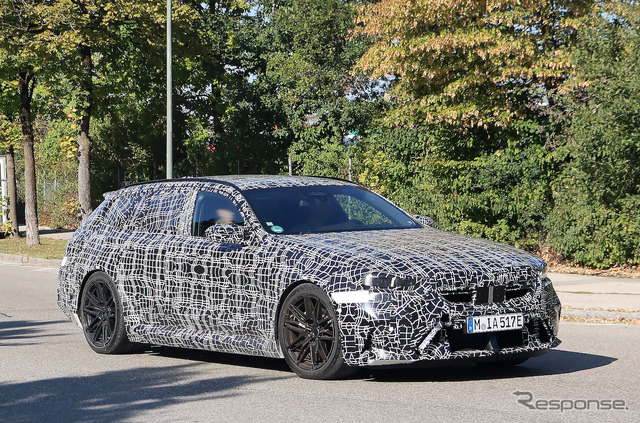 BMW M5ツーリング プロトタイプ(スクープ写真)