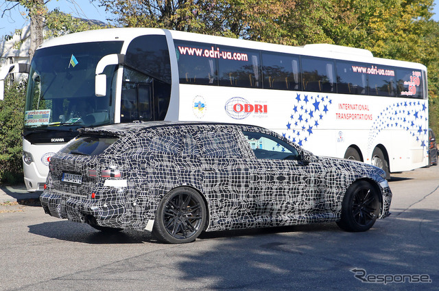 BMW M5ツーリング プロトタイプ(スクープ写真)