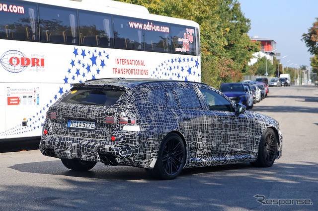 BMW M5ツーリング プロトタイプ(スクープ写真)