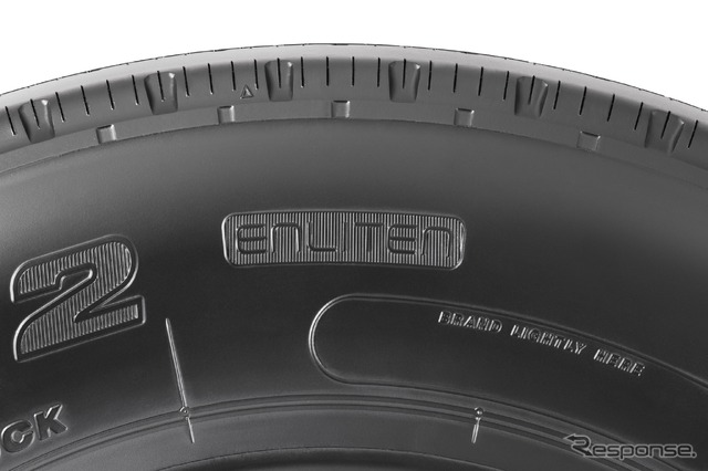 タイヤ基盤技術「ENLITEN」を採用した「R202」がいすゞエルフ新型に新車装着