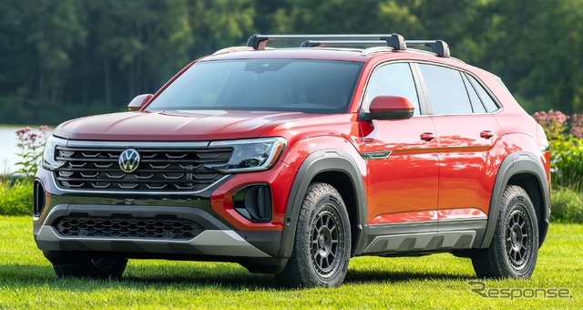 VW アトラス・クロススポーツ 改良新型の「ベースキャンプ」アクセサリー装着車