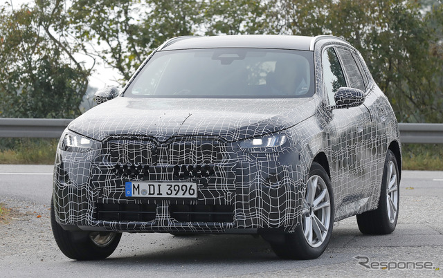 BMW X3 次期型プロトタイプ(スクープ写真)