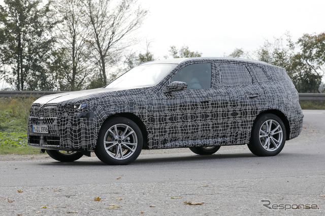BMW X3 次期型プロトタイプ(スクープ写真)