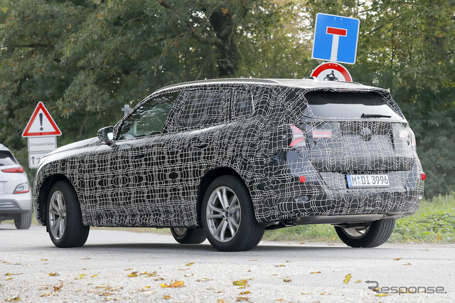 BMW X3 次期型プロトタイプ(スクープ写真)