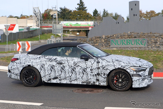 メルセデスAMG CLE 53 カブリオレ プロトタイプ(スクープ写真)