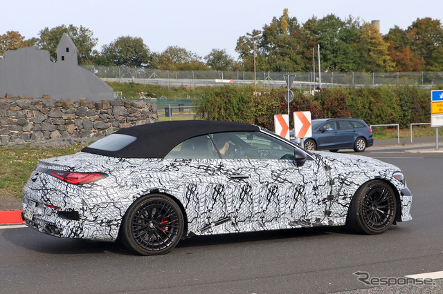 メルセデスAMG CLE 53 カブリオレ プロトタイプ(スクープ写真)