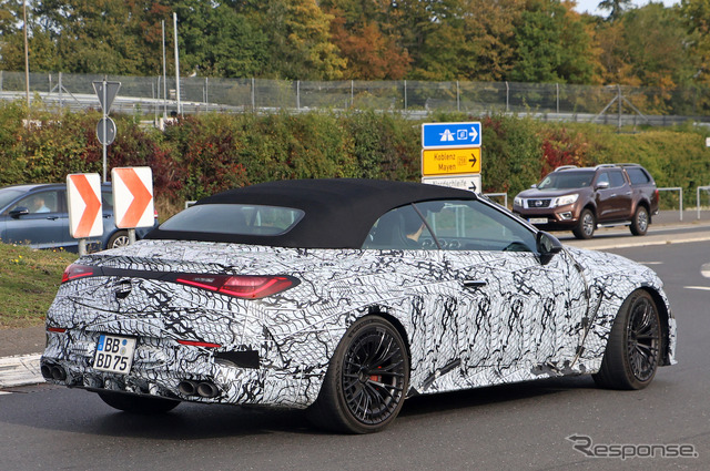 メルセデスAMG CLE 53 カブリオレ プロトタイプ(スクープ写真)