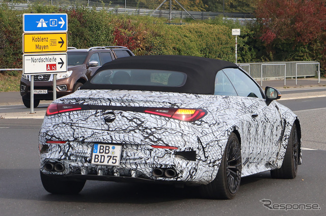 メルセデスAMG CLE 53 カブリオレ プロトタイプ(スクープ写真)