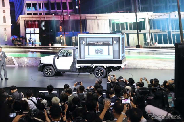 トヨタ自動車のプレスカンファレンス(ジャパンモビリティショー2023)