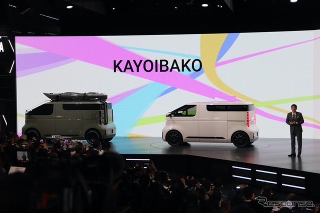 トヨタ自動車のプレスカンファレンス(ジャパンモビリティショー2023)