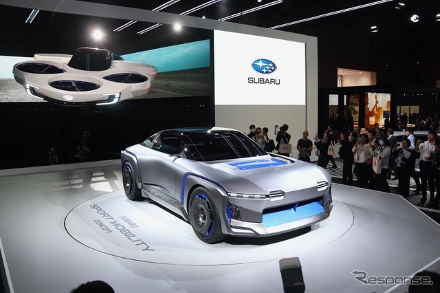 スバルのプレスカンファレンス(ジャパンモビリティショー2023)