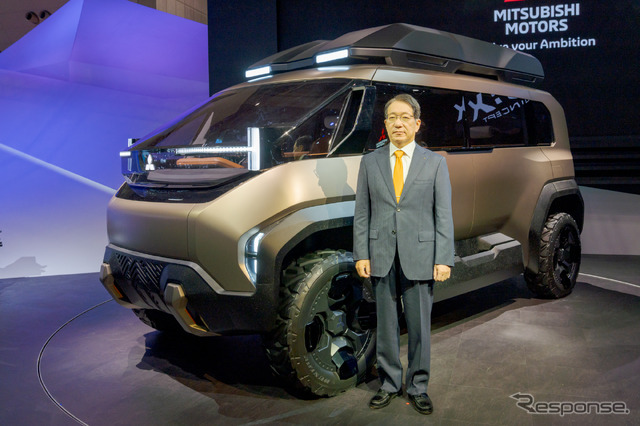 『トライトン』が2024年より日本で発売決定! 未来の『デリカ』も登場した三菱自動車…ジャパンモビリティショー2023