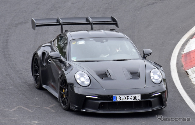 ポルシェ 911 GT2 RS ハイブリッド プロトタイプ(スクープ写真)