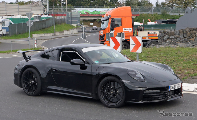 ポルシェ 911 GTS ハイブリッド プロトタイプ(スクープ写真)