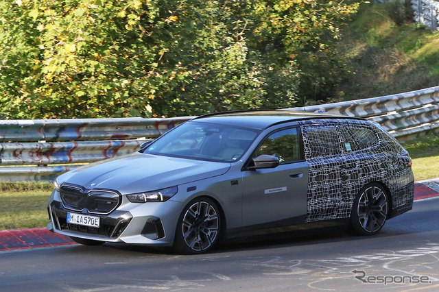 BMW i5ツーリング M60 xDrive プロトタイプ(スクープ写真)