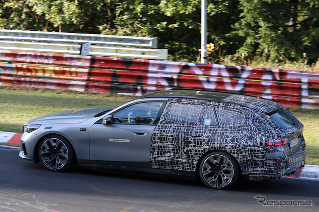 BMW i5ツーリング M60 xDrive プロトタイプ(スクープ写真)