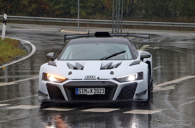 GT3をベースとした特別なアウディ R8のプロトタイプ(スクープ写真)