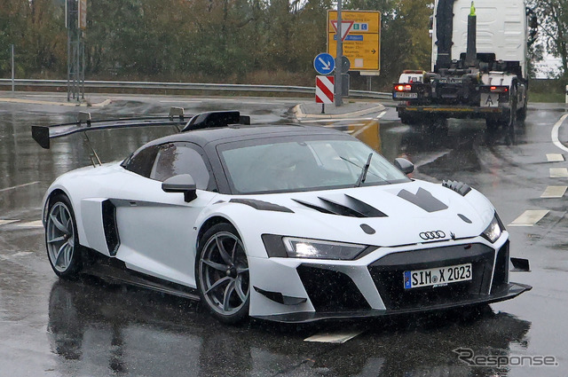 GT3をベースとした特別なアウディ R8のプロトタイプ(スクープ写真)