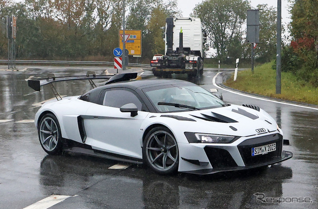 GT3をベースとした特別なアウディ R8のプロトタイプ（スクープ写真）