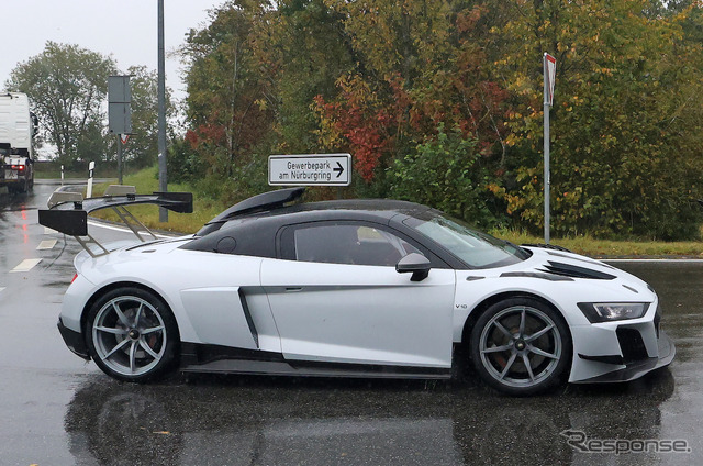 GT3をベースとした特別なアウディ R8のプロトタイプ(スクープ写真)