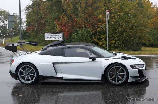 GT3をベースとした特別なアウディ R8のプロトタイプ（スクープ写真）