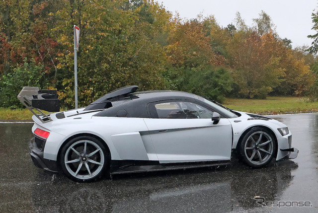 GT3をベースとした特別なアウディ R8のプロトタイプ(スクープ写真)