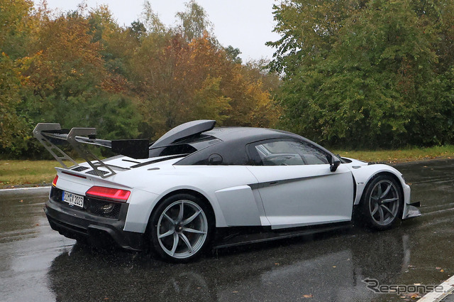 GT3をベースとした特別なアウディ R8のプロトタイプ(スクープ写真)