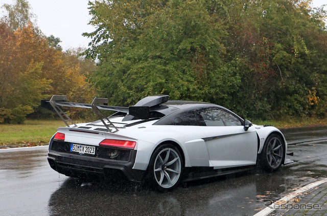 GT3をベースとした特別なアウディ R8のプロトタイプ(スクープ写真)