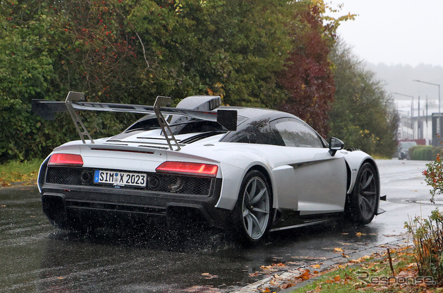GT3をベースとした特別なアウディ R8のプロトタイプ(スクープ写真)