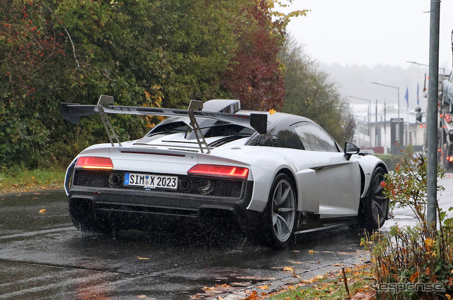 GT3をベースとした特別なアウディ R8のプロトタイプ（スクープ写真）