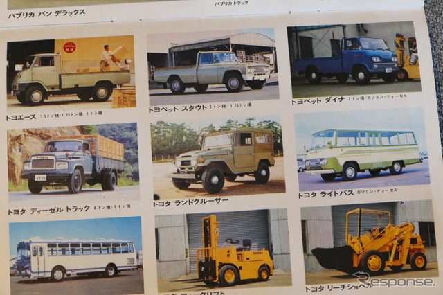 昭和40年に開催された東京モーターショーのパンフレット(トヨタ)