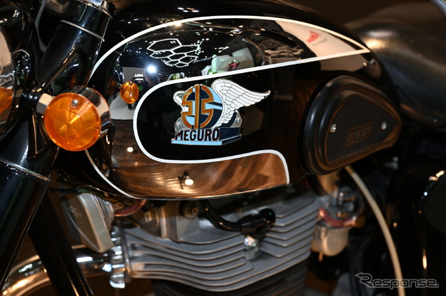 1964年から69年まで生産された、カワサキ250メグロSG(ジャパンモビリティショー2023)