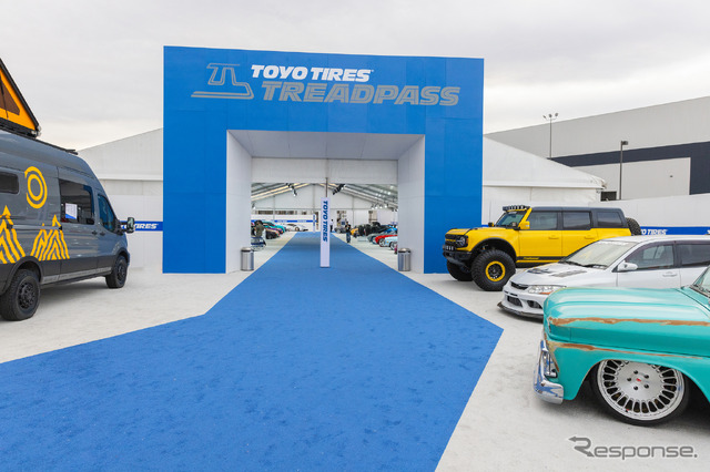 SEMA Show 2022　TOYO TIRES TREADPASSの様子