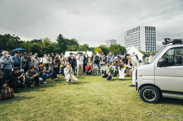 ダイハツ・ハイゼット用新作ボディキット「DAMD HIJET FUZZ」(DAMD PARTY 2023での先行公開の様子)