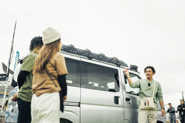 ダイハツ・ハイゼット用新作ボディキット「DAMD HIJET FUZZ」(DAMD PARTY 2023での先行公開の様子)