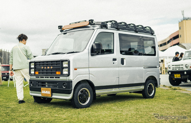 ダイハツ・ハイゼット用新作ボディキット「DAMD HIJET FUZZ」(DAMD PARTY 2023での先行公開の様子)