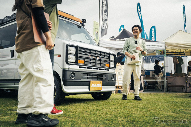 ダイハツ・ハイゼット用新作ボディキット「DAMD HIJET FUZZ」(DAMD PARTY 2023での先行公開の様子)