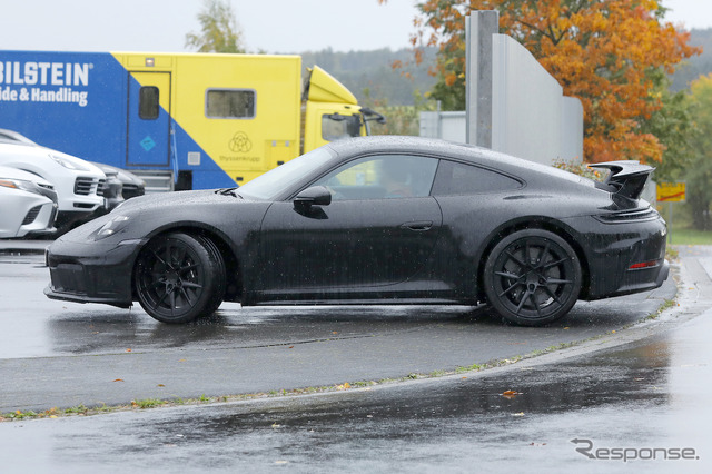 ポルシェ 911 GTS 改良新型プロトタイプ(スクープ写真)