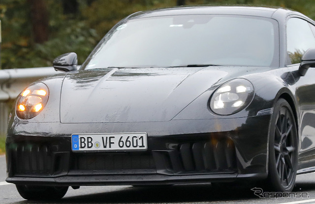 ポルシェ 911 GTS 改良新型プロトタイプ(スクープ写真)